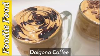 Dalgona Cold Coffee Recipe By Foodie Food [upl. by Handel]