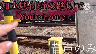 知立駅付近の踏切でyoukai zone音声のみ [upl. by Tades622]