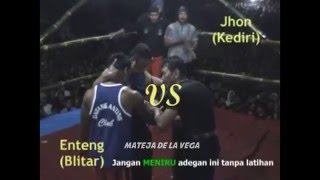 Pencak Dor Enting VS Jhon Brenggolo [upl. by Ssepmet]