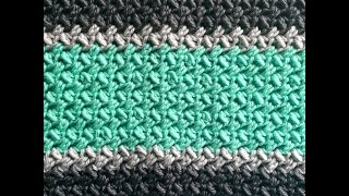 Baby Bean Stitch Crochet Tutorial  Left Handed [upl. by Munson]