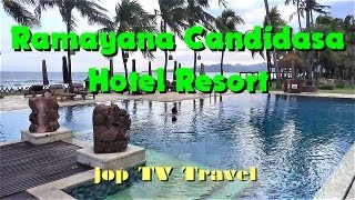 Tour of the Ramayana Candidasa Hotel Resort Bali INDONESIA jop TV Travel [upl. by Eilarol]