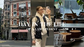 DAY IN MY LIFE AS A LAW STUDENT  uni vlog law school campus life [upl. by Ateloj]