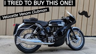 Vintage Velocette Venom Clubman 500  Only 6300 Miles  Wahoo [upl. by Abbottson]