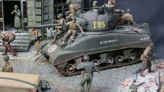 Historic WW2 diorama 135 quotThe Hamlet Pharmacyquot Step by step [upl. by Entruoc]