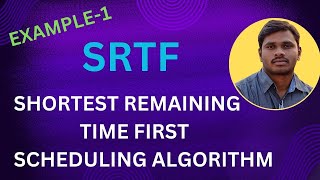 18 SHORTEST REMAINING TIME FIRST SRTF SCHEDULING ALGORITHM WITH EXAMPLE [upl. by Ayisan]