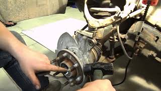 How To Replace A Wheel Bearing 2010 Chevy Silverado [upl. by Theadora]