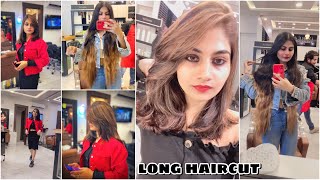 long haircut  hair highlights🥰 [upl. by Eimarrej]