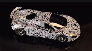 The CAMO Test Car  143 TrueScale Miniatures TSM 2012 McLaren P1 Test Car [upl. by Nylrem136]