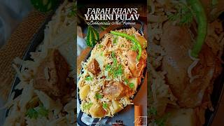 Farah Khans Yakhni Pulao  Yakhni Pulao  Chicken Pulao  Chicken Yakhni Pulao  shorts [upl. by Adnilim]