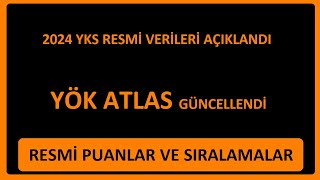 SON DAKİKA  YKS RESMİ SIRALAMA VE PUANLARI AÇIKLANDI  YÖK ATLAS GÜNCELLENDİ 2025 YKS PUANLARI [upl. by Skiba660]