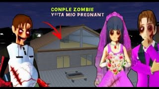 YUTA Bridgeroom amp MIO Bridge Horror Weeding Couple 😱  SAKURA School Simulator Horror Drama 👺 [upl. by Christiano]