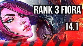 FIORA vs AATROX TOP  Rank 3 Fiora  KR Challenger  141 [upl. by Couq]