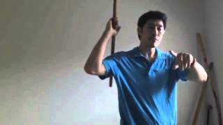 high angle attack single stick eskrima kali arnis [upl. by Christoffer10]