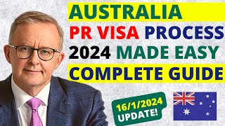 Australia 2024 PR Visa Process Made Easy  Australia PR Process [upl. by Cita]