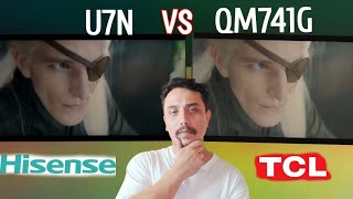 U7N vs QM741G ¿Cuál debes elegir Miniled  Qled Smart tv 4k [upl. by Brentt248]