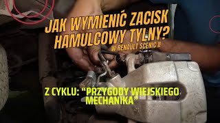 Jak wymienić zacisk hamulcowy tylny Renault Scenic II [upl. by Nette]