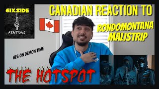 MaliStrip RondoMontana  The Hotspot LTSJ Music Video  PacmanTV  CANADIAN REACTION [upl. by Tse769]