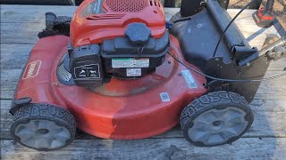 TORO PERSONAL PACE 22quot RWD SPEED ADJUSTMENT [upl. by Blayne]