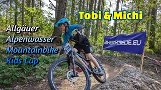 Allgäuer Alpenwasser Mountainbike kids Cup in Ettringen [upl. by Reywas]