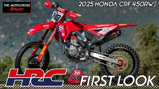 FIRST LOOK 2025 Honda HRC CRF450R Works Edition [upl. by Dnomar391]