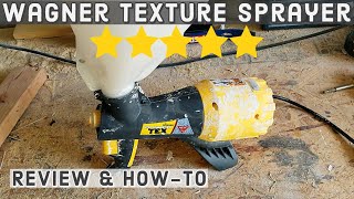 Wagner Texture Sprayer Review  How to Texture a Wall  NEW [upl. by Eadwina466]