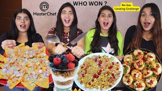 The MASTERCHEF CHALLENGE With DingDongGirls   NO GAS  COOKING CHALLENGE  NO FIRE COOKING [upl. by Stuppy735]