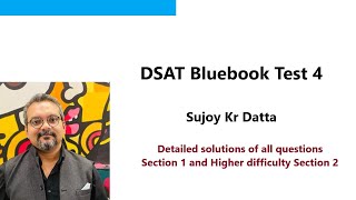 D SAT College Board Bluebook  Test 4 [upl. by Macguiness323]