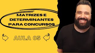 Aula 05  Matriz Simétrica  MATRIZES E DETERMINANTES PARA CONCURSOS [upl. by Treblih]