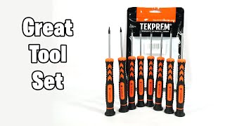 Tekprem Torx Screwdriver Set Review [upl. by Hans]