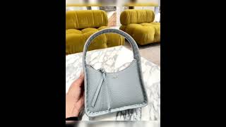 펜디 FENDI Mini Pendesense 264 Hand Stitched Topstitch Small Light Blue Selleria Bag 8BS094ANT2F1NQ0 [upl. by Floria]