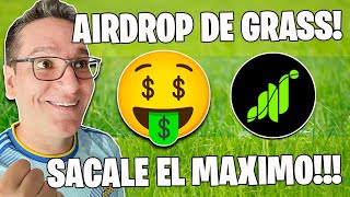 ✅APROVECHA AL MAXIMO EL AIRDROP DE GRASS✅ [upl. by Eselehs]