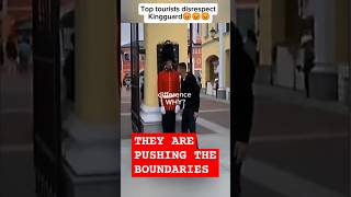 Why Are Tourists PUSHING Royal Guards Limits thekingsguard kingsguard uk respect guard [upl. by Okiron]