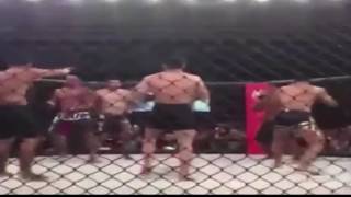 Gabes Video of the Week  3 vs 3 MMA Bout in Philippines w Spinning Back Fist KO on MMA Meltdown [upl. by Anowahs942]