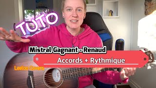 Mistral Gagnant TUTO  Accords  Rythmique [upl. by Paris]