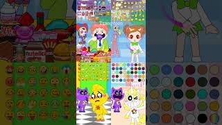 LALALA Emoji Challenge  Poppy Playtime Chapter 3 amp THE AMAZING DIGITAL CIRCUS [upl. by Ayitahs]