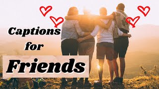 20 Captions for friends squad   friendship quotes  Caption for friends group photo [upl. by Asirret372]