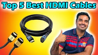 ✅ Top 5 Best HDMI Cables in India 2022 With Price  HDMI Cables Review Review amp Comparison [upl. by Mori]