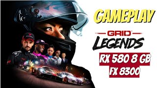 Grid Legends Inicio Gameplay FX 8300 RX 580 2024 [upl. by Tadich]