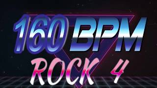 160 BPM  Rock 4  44 Drum Track  Metronome  Drum Beat [upl. by Irodim]