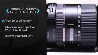 Tamron 28300mm F3563 Di VC PZD Product Overview [upl. by Cherlyn]