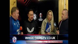 The Gers TV Rangers v Lyon pre match chat [upl. by Ailekat]