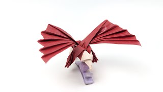 Master the art of origami Fold a Stunning Eagle StepbyStep [upl. by Jamison]