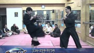 Como se ejecutan las patadas en Hapkido Maestro Lagier [upl. by Aerdnna]