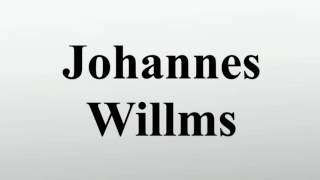 Johannes Willms [upl. by Anivlem]