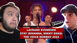 Lavrans Svendsen  Stay Rihanna Mikky Ekko  Knockout  The Voice Norway 2024 TEACHER PAUL REACTS [upl. by Desta]