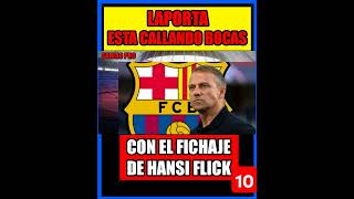 LAPORTA ACERTO FICHANDO A FLICK barcelona fcbarcelona laporta flick lamineyamal fyp fypage 10 [upl. by Ecahc436]