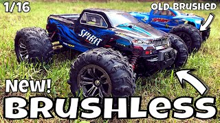 Xinlehong Q901  Cheap Brushless RC Car  Not Dirt Cheap Faster than a LaTrax Teton [upl. by Ynoyrb825]