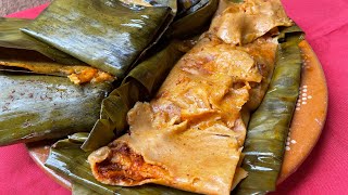 Tamales Rojos de Puerco  Con Sabor a Guerrero [upl. by Waneta156]