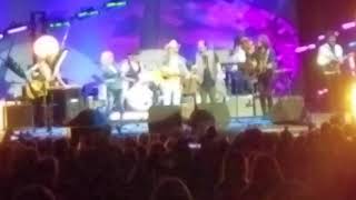 Dwight Yoakam wLucinda Williams Steve Earle King Leg  quotDim Lights Thick Smokequot  Indy 081818 [upl. by Vanthe]