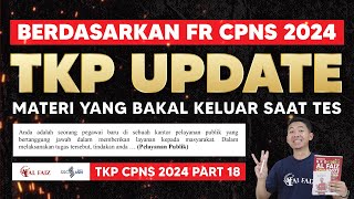 BOCORAN SOAL TKP CPNS 2024 PELAYANAN PUBLIK [upl. by Dre]